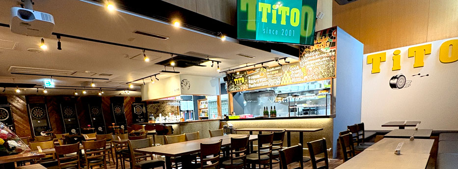 Darts Cafe TiTO 天神 店内写真